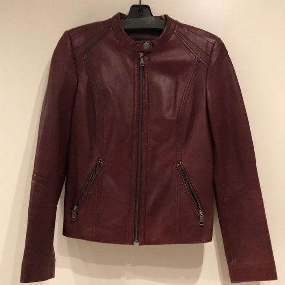 Andrew Marc Jackets & Blazers - 🚫SOLD🚫 Andrew Marc Red Leather Jacket